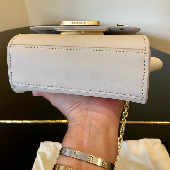 NWT Rare authentic Zac Zac Posen Eartha Mini Chain Leather Crossbody/bag - Picture 15 of 17